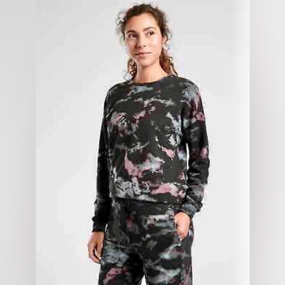 Athleta Balance Pullover Marine Black - Extra Small XS